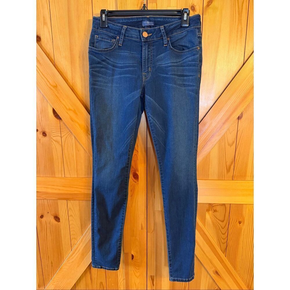 Jacob Davis Women’s Skinny Medium Wash Stretchy Denim Jeans Size 28 (6745)